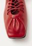 ALOHAS Aureline Rode Leren Ballet Flats Red Dames - Thumbnail 7