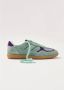 ALOHAS Blauwe leren sneakers Green Dames - Thumbnail 3