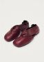 ALOHAS Burgundy Leren Ballet Flats Red Dames - Thumbnail 2