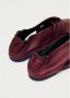 ALOHAS Burgundy Leren Ballet Flats Red Dames - Thumbnail 6