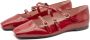 ALOHAS Luke Onix Wijn Bourgondië Leren Ballet Flats Red Dames - Thumbnail 2