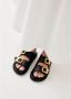 ALOHAS Daria Zwarte Leren Sandalen Black Dames - Thumbnail 5