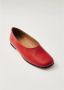 ALOHAS Edie Leren Ballet Flats Red Dames - Thumbnail 2