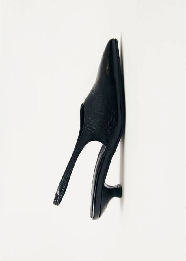 ALOHAS Eros Zwarte Leren Pumps Black Dames