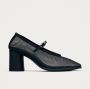 ALOHAS Esha Mesh Zwarte Pumps Black Dames - Thumbnail 3