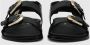 ALOHAS Flat Sandals Black Dames - Thumbnail 6