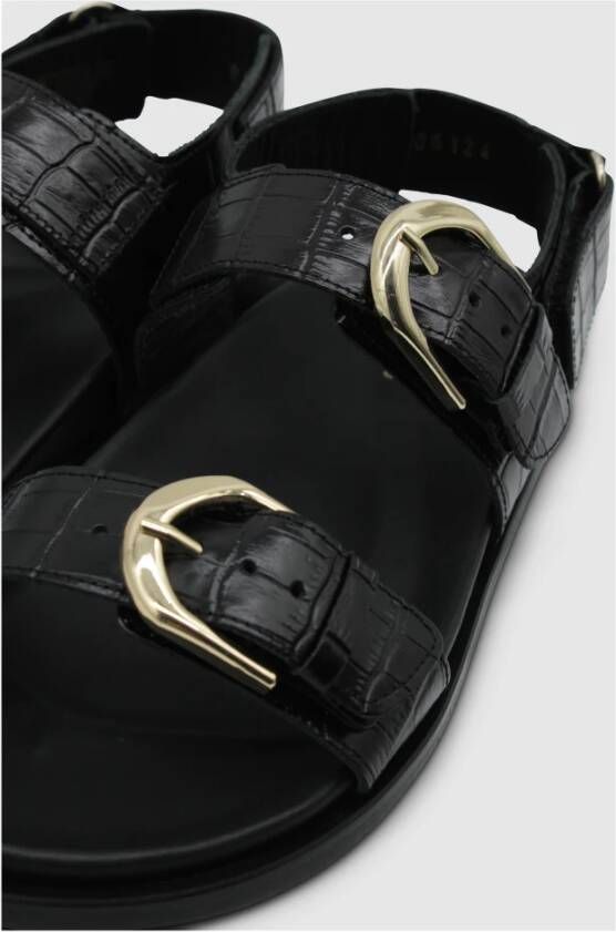 ALOHAS Flat Sandals Black Dames