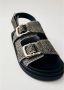 ALOHAS Harper Soft Grey Leren Sandalen Gray Dames - Thumbnail 5