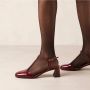 ALOHAS Jayne Onix Burgundy Leren Pumps Red Dames - Thumbnail 6