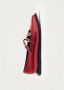 ALOHAS Jive Onix Rode Leren Ballet Flats Red Dames - Thumbnail 5