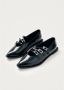 ALOHAS Jive Onix Zwart Leren Ballet Flats Black Dames - Thumbnail 2