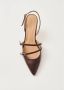 ALOHAS Joelle Bruin Leren Pumps Brown Dames - Thumbnail 3