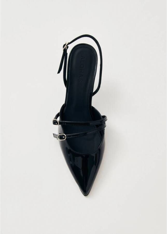 ALOHAS Joelle Onix Zwart Leren Pumps Black Dames