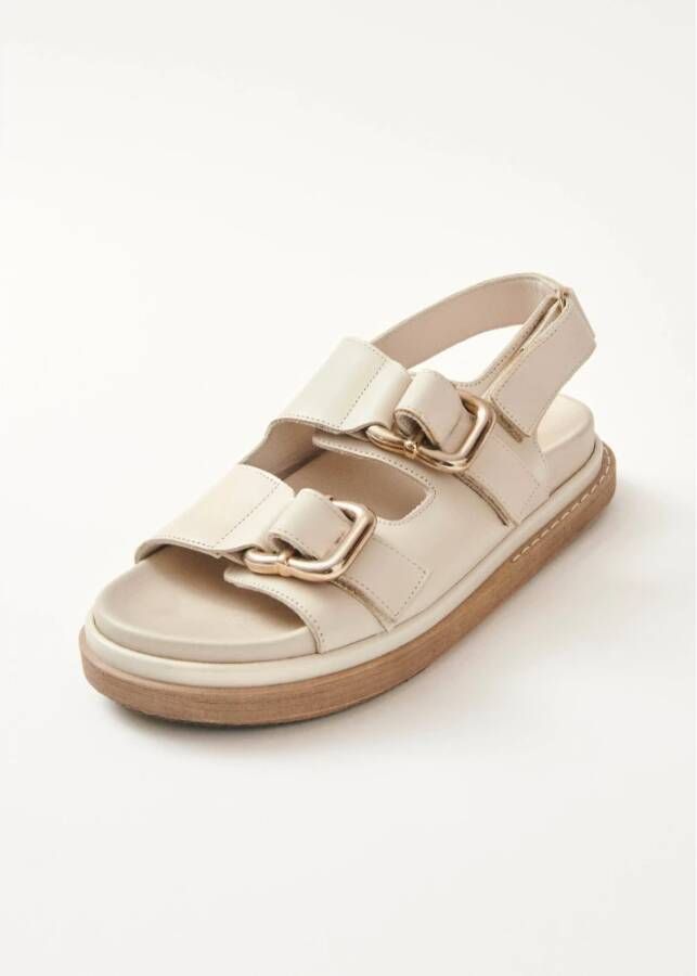 ALOHAS Leren sandalen Beige Dames