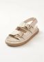 ALOHAS Platte sandalen Beige Dames - Thumbnail 12