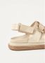 ALOHAS Platte sandalen Beige Dames - Thumbnail 14