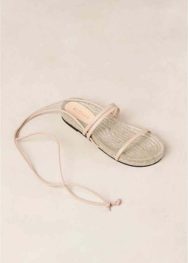 ALOHAS Leren sandalen Beige Dames