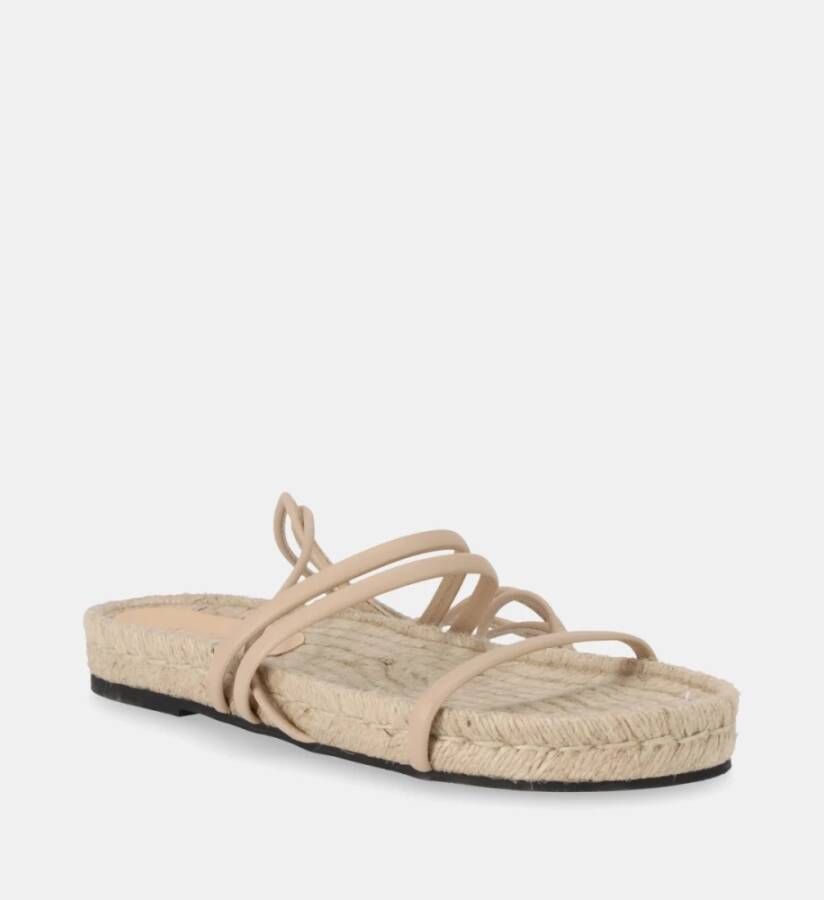 ALOHAS Leren sandalen Beige Dames