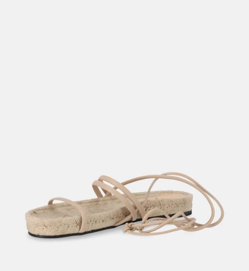 ALOHAS Leren sandalen Beige Dames