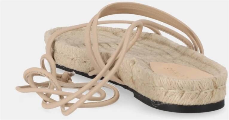 ALOHAS Leren sandalen Beige Dames