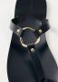 ALOHAS Leren Sandalen Black Dames - Thumbnail 5