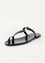 ALOHAS Leren Sandalen Black Dames - Thumbnail 6