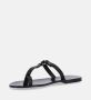 ALOHAS Leren Sandalen Black Dames - Thumbnail 9