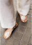 ALOHAS Leren sandalen White Dames - Thumbnail 4