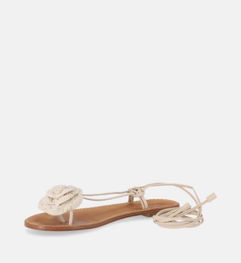 ALOHAS Leren sandalen White Dames