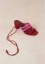 ALOHAS Letizia Leren Sandalen Red Dames - Thumbnail 8