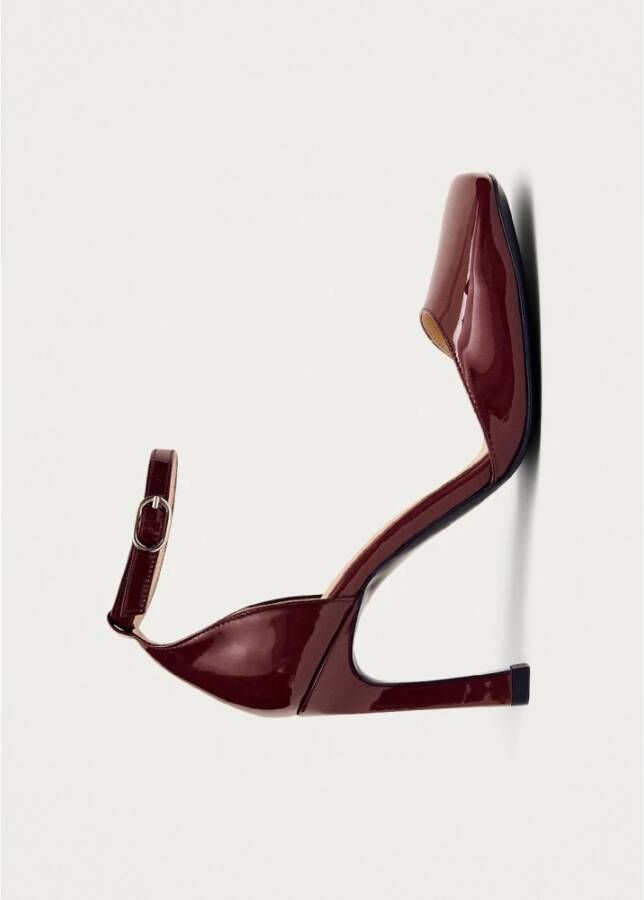 ALOHAS Liebe Onix Burgundy Leren Pumps Red Dames