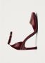 ALOHAS Liebe Onix Burgundy Leren Pumps Red Dames - Thumbnail 4