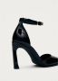 ALOHAS Liebe Onix Zwart Leren Pumps Black Dames - Thumbnail 7