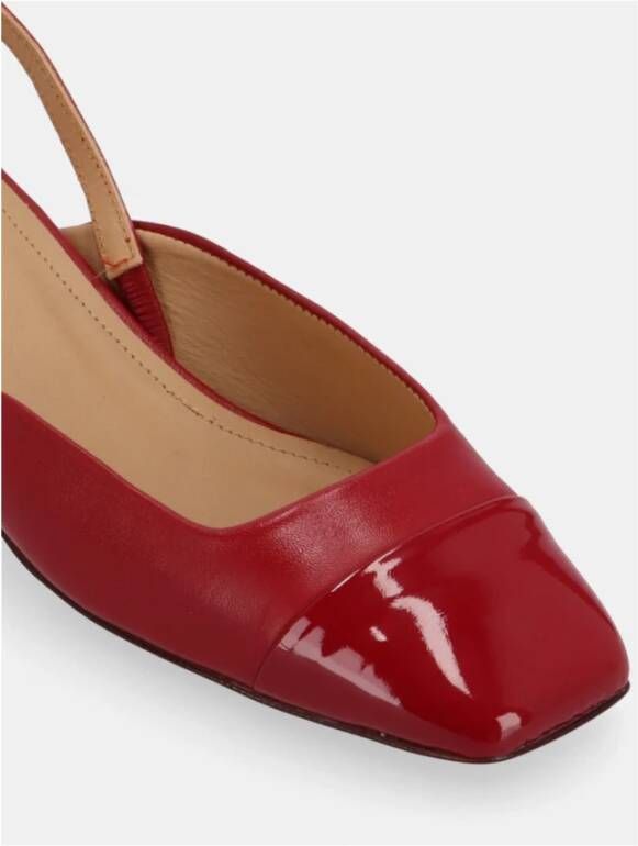 ALOHAS Lindy Bliss Leren Pumps Red Dames