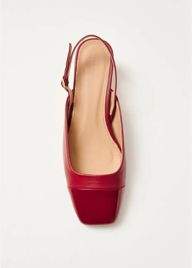 ALOHAS Lindy Bliss Leren Pumps Red Dames