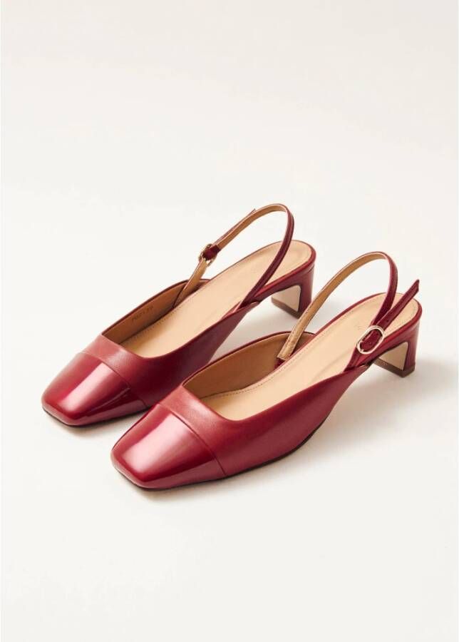 ALOHAS Lindy Bliss Leren Pumps Red Dames