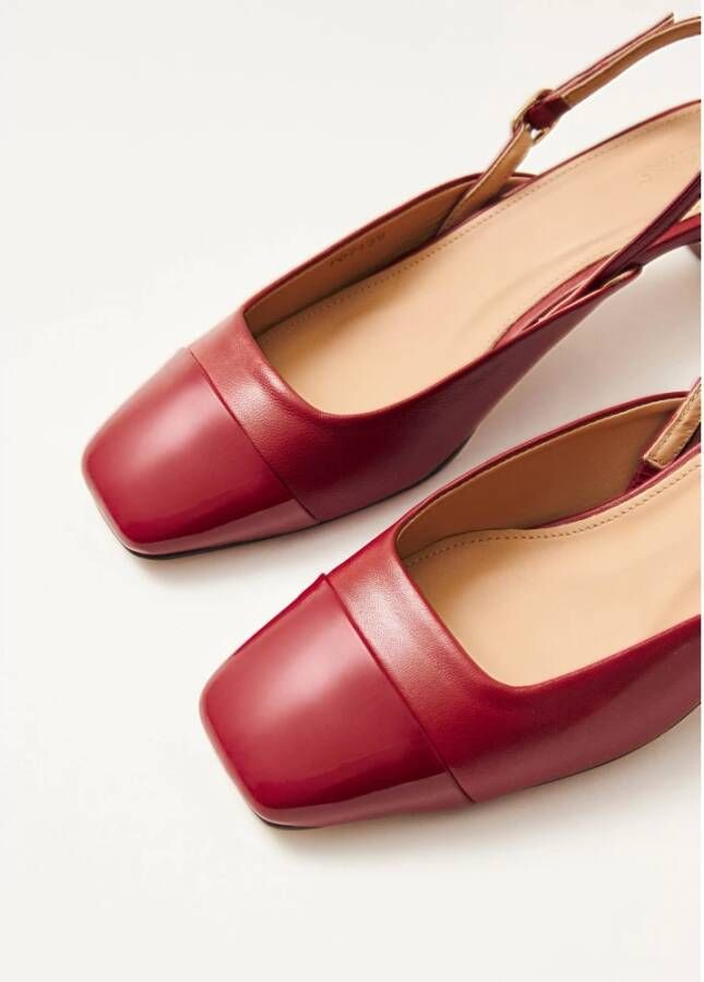 ALOHAS Lindy Bliss Leren Pumps Red Dames