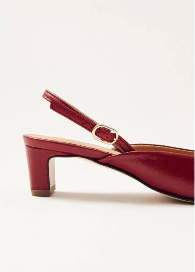 ALOHAS Lindy Bliss Leren Pumps Red Dames