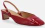 ALOHAS Lindy Bliss Leren Pumps Red Dames - Thumbnail 8