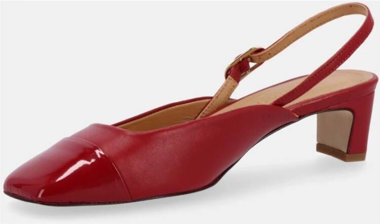 ALOHAS Lindy Bliss Leren Pumps Red Dames