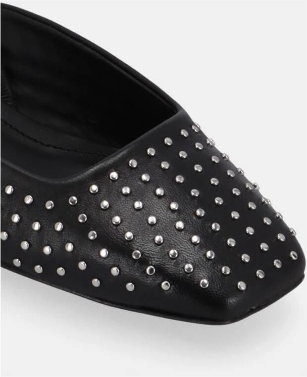 ALOHAS Lindy Studs Leren Pumps Black Dames