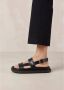 ALOHAS Lorelei Leren Sandalen Black Dames - Thumbnail 6