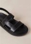 ALOHAS Lorelei Leren Sandalen Black Dames - Thumbnail 8