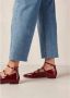 ALOHAS Luke Onix Wijn Bourgondië Leren Ballet Flats Red Dames - Thumbnail 8