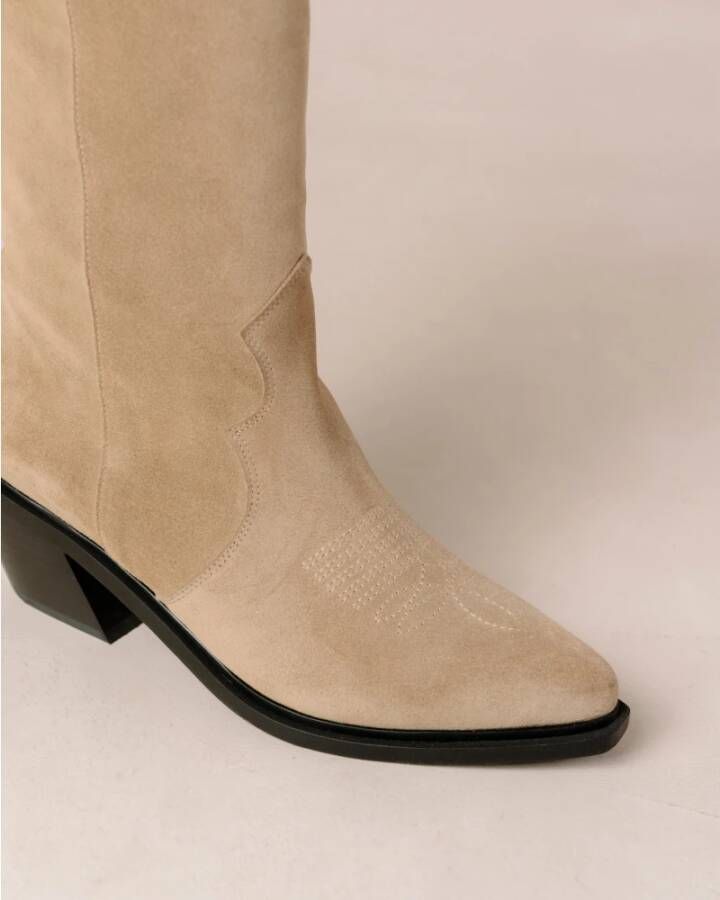 ALOHAS Monteer Suède Woestijn Beige Dames