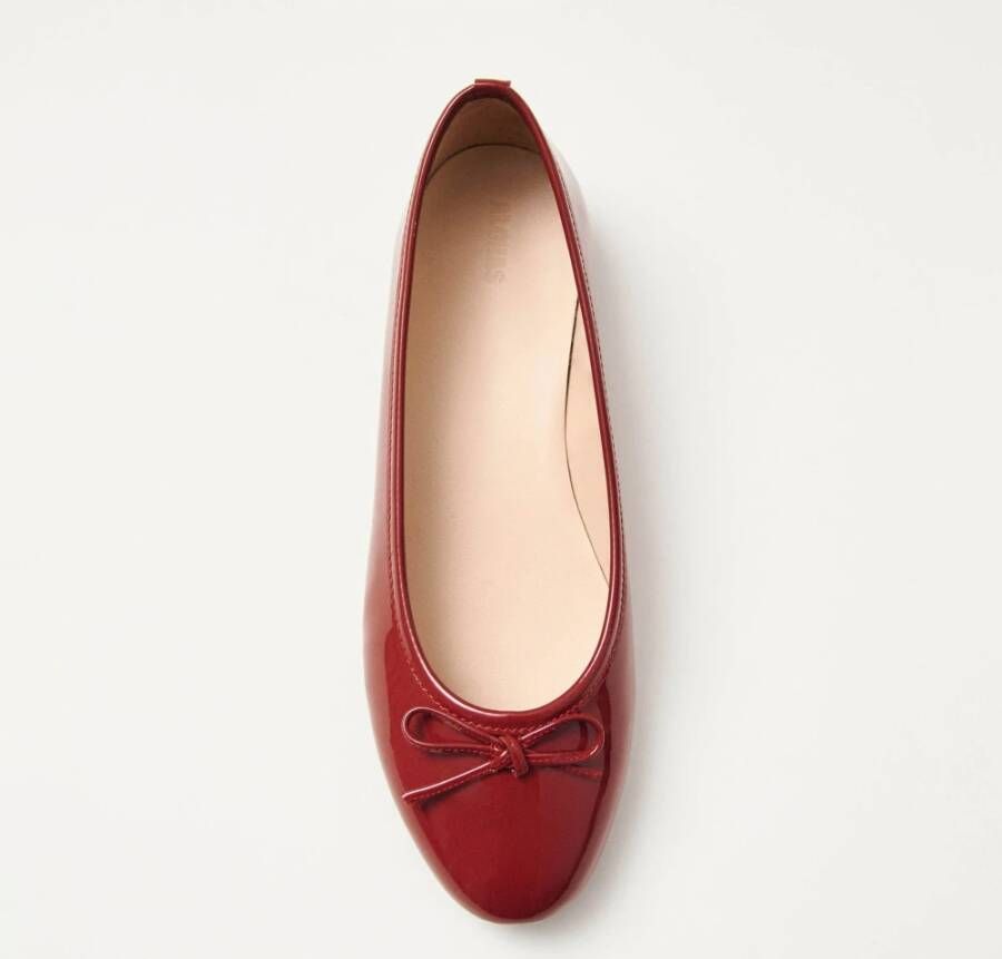 ALOHAS Oriana Onix Leren Ballet Flats Red Dames