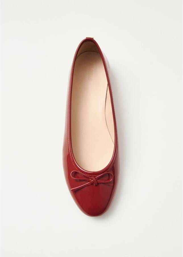 ALOHAS Oriana Onix Leren Ballet Flats Red Dames