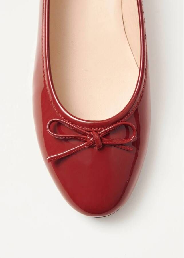 ALOHAS Oriana Onix Leren Ballet Flats Red Dames