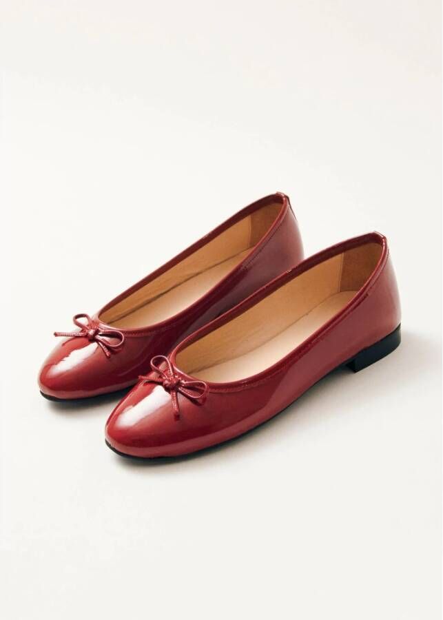 ALOHAS Oriana Onix Leren Ballet Flats Red Dames