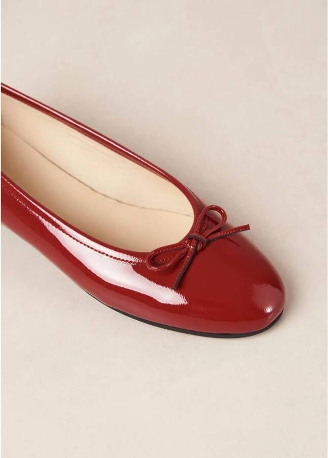 ALOHAS Oriana Onix Leren Ballet Flats Red Dames